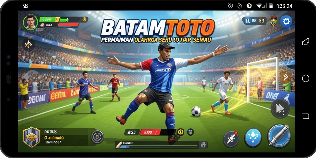 Cuplikan gameplay BATAMTOTO menampilkan aksi olahraga seru dengan grafis yang menawan.