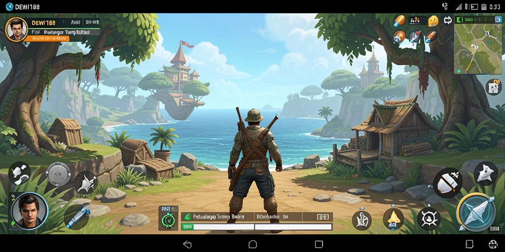 Screenshot DEWI188 menampilkan aksi petualangan dalam dunia Open World.