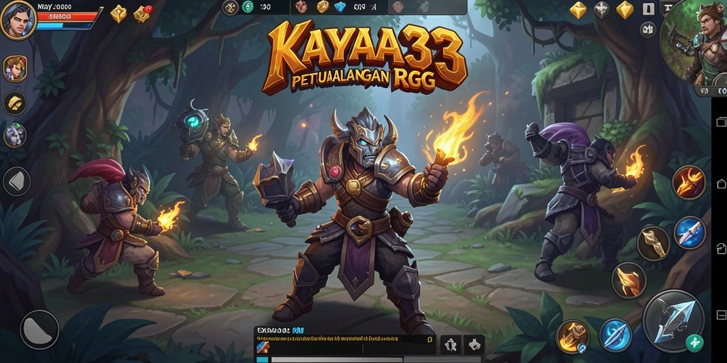 Screenshot KAYA33 menampilkan gameplay RPG yang seru dan menantang.