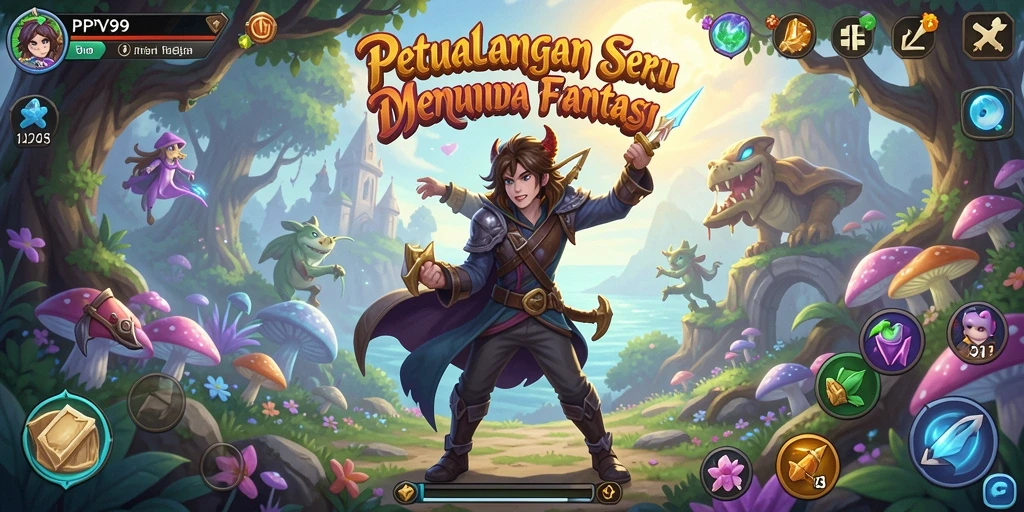 Tampilan gameplay PPV99 yang mengagumkan dalam misi petualangan.