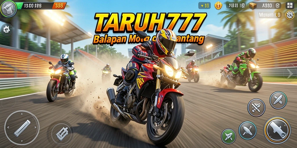 Tangkap momen seru balapan motor di TARUH777.
