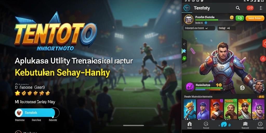 Tampilan antarmuka TENTOTO yang ramah pengguna dan fitur canggih.